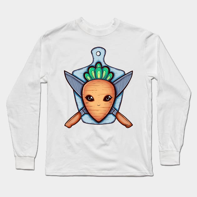 Carrot and Knife Coat of Arms Long Sleeve T-Shirt by zarya_kiqo